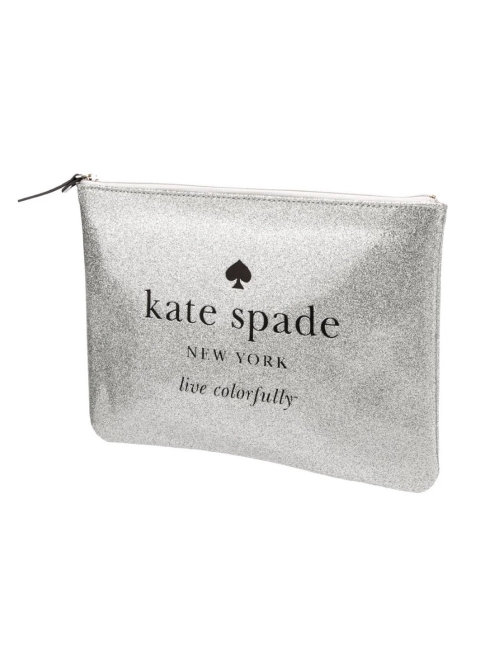 GIVEAWAY!!!!!! Kate Spade | Silver Glitter Clutch Purse Pouch